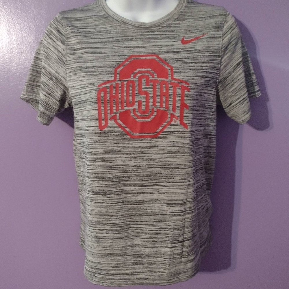 Youth kids Nike Ohio State buckeyes drifit shirt size medium